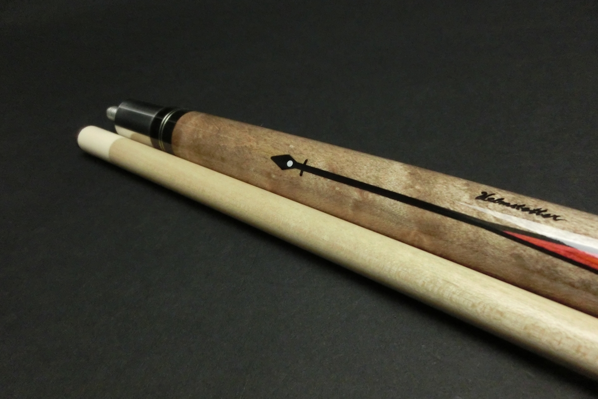 15705 アダム Adam Helmstetter 4剣 18山パイロ ノーマル ビリヤード キュー CUE SPIDER