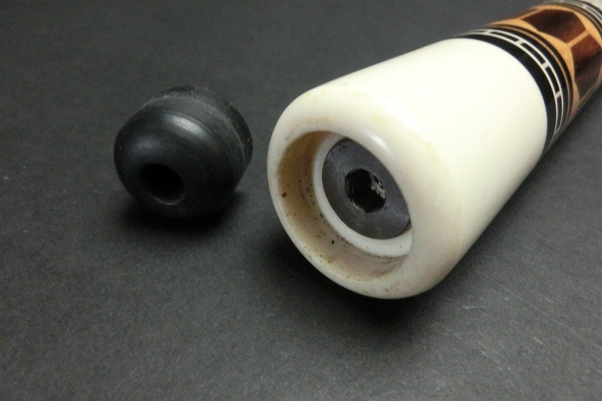 15708 アダム Adam Helmstetter 87-13 子持8剣 18山フラット ビリヤード キュー CUE SPIDER