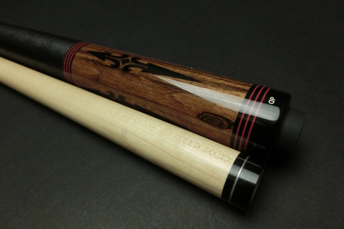 15714 未使用 デールペリー DP インレイ4剣 ラジアル ノーマルシャフト ビリヤード キュー カスタム SPIDER