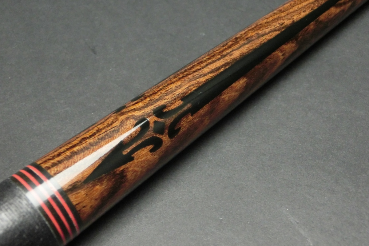 15714 未使用 デールペリー DP インレイ4剣 ラジアル ノーマルシャフト ビリヤード キュー カスタム SPIDER