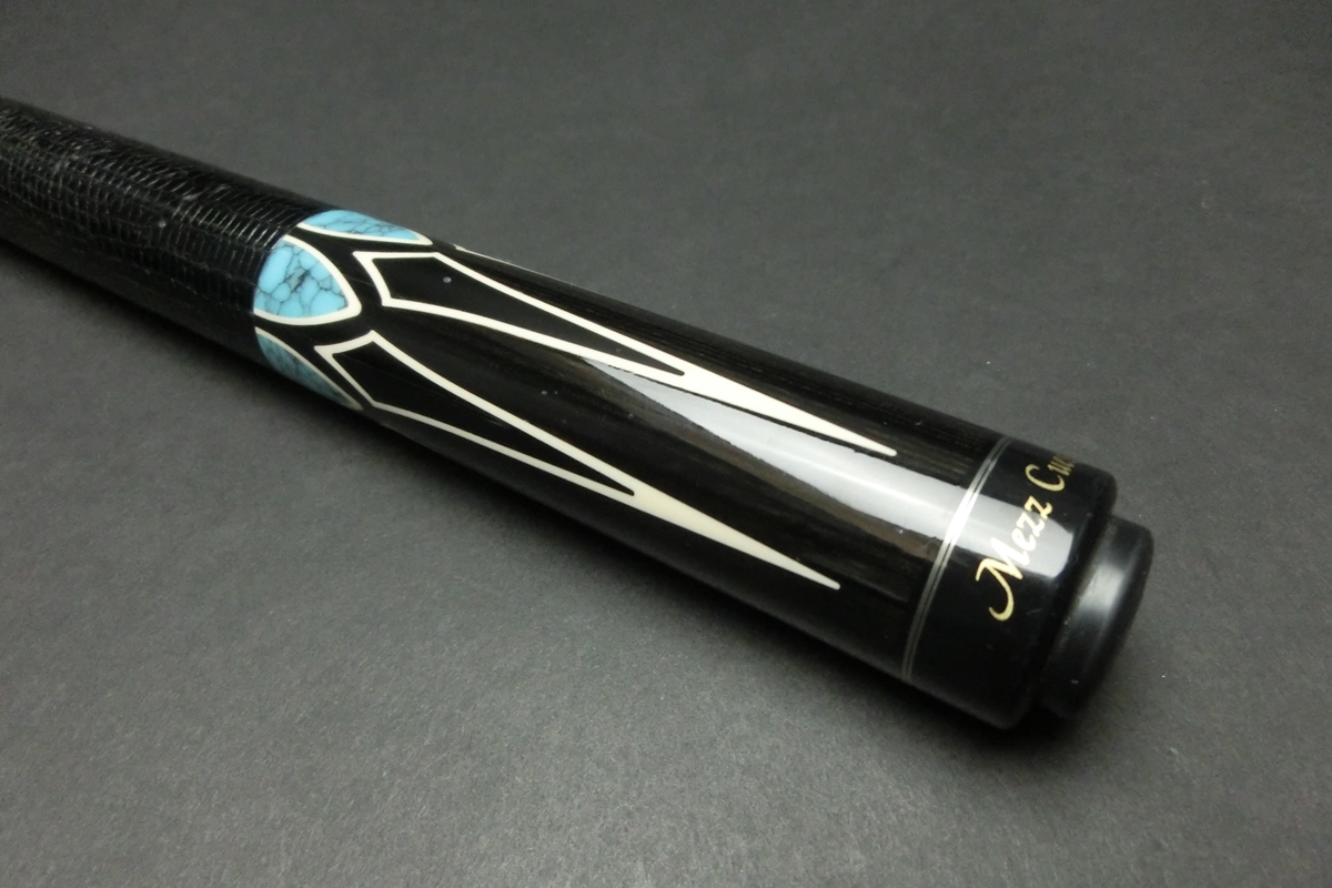【ヤフオク出品中】15709 メッヅ Mezz バットのみ UJ エボニー ターコイズ ビリヤード キュー CUE SPIDER