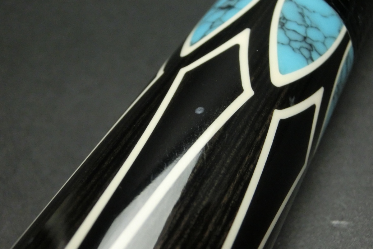 【ヤフオク出品中】15709 メッヅ Mezz バットのみ UJ エボニー ターコイズ ビリヤード キュー CUE SPIDER