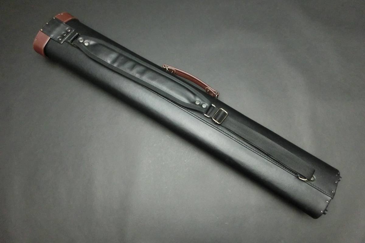 31646 メーカー不明 黒茶 キューケース 2B4S ビリヤード ケース SPIDER