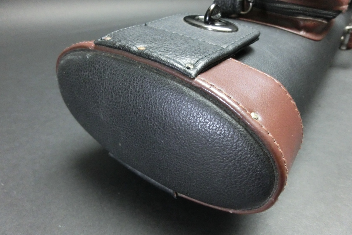 31646 メーカー不明 黒茶 キューケース 2B4S ビリヤード ケース SPIDER