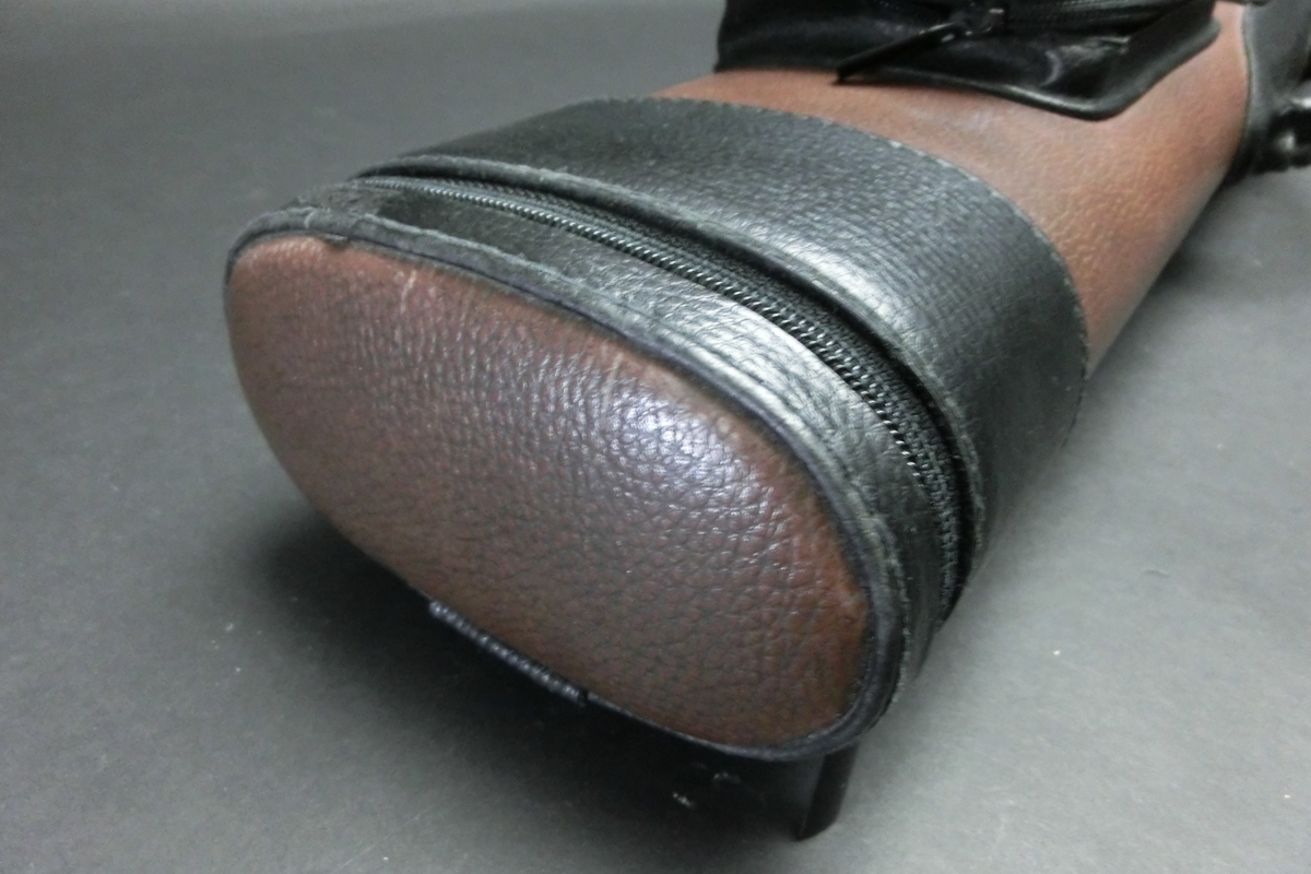 31651 訳アリ メーカー不明 茶黒 キューケース 2B4S ビリヤード ケース SPIDER