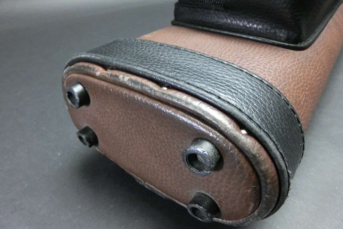 31651 訳アリ メーカー不明 茶黒 キューケース 2B4S ビリヤード ケース SPIDER