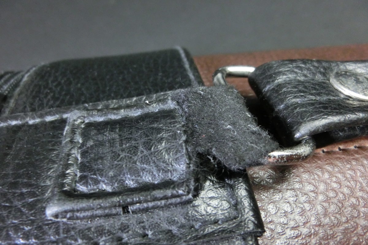 31651 訳アリ メーカー不明 茶黒 キューケース 2B4S ビリヤード ケース SPIDER