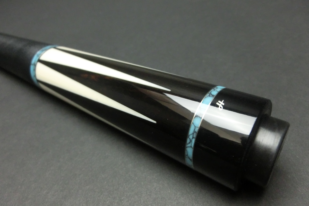 15275 ハオ HOW 325pro ミカルタ8剣 バットのみ リネングリップ ターコイズリング キュー CUE SPIDER