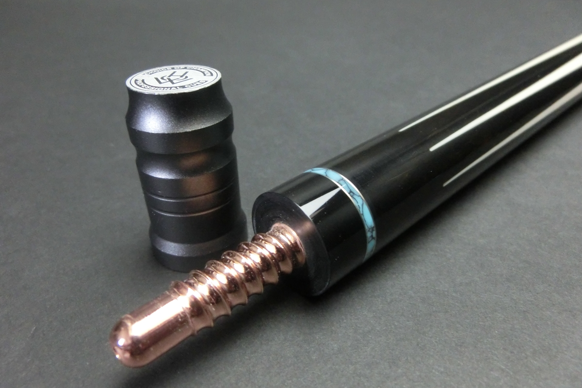 15275 ハオ HOW 325pro ミカルタ8剣 バットのみ リネングリップ ターコイズリング キュー CUE SPIDER