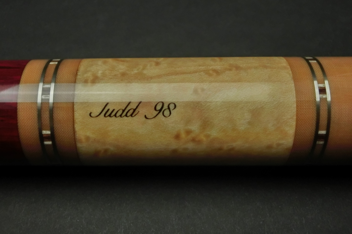 14838 数回レベル ジャッド Judd JT-1 98年 バーズアイ ウッドグリップ 2シャフト 14山 カスタム SPIDER