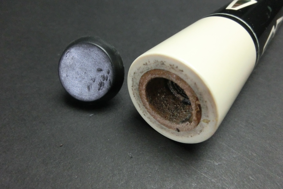 15718 メウチ Meucci 4剣 2シャフト ノーマル 18山 ビリヤード キュー CUE SPIDER