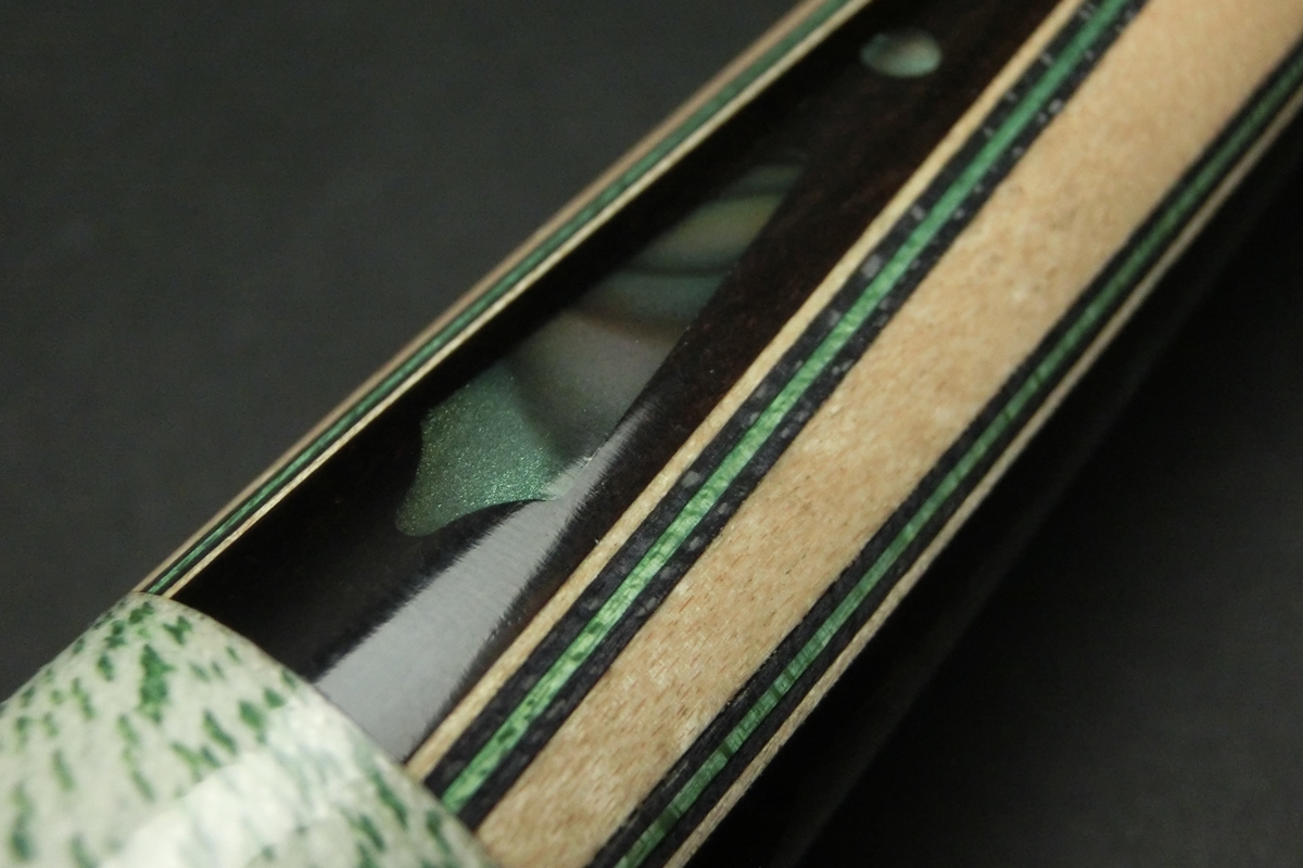 15718 メウチ Meucci 4剣 2シャフト ノーマル 18山 ビリヤード キュー CUE SPIDER