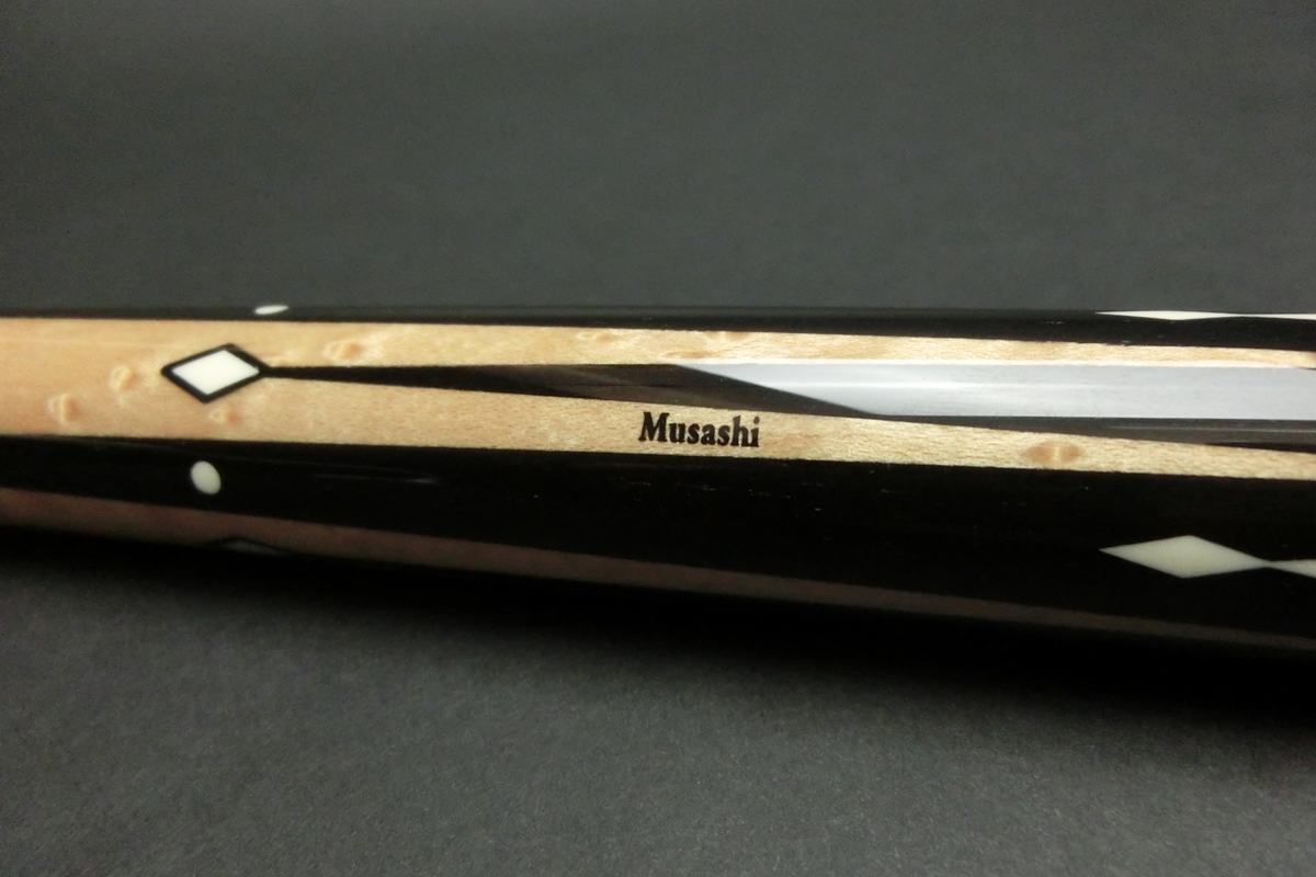 15296 ムサシ Musashi IM-8P-SZA ザンボモデル 10山 4シャフト ノーマル ハイテク キュー カスタム SPIDER□