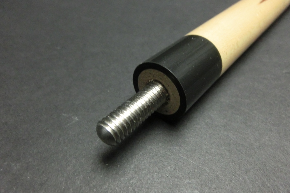 15719 メウチ Meucci 4剣 バットのみ 18山フラット ビリヤード キュー CUE SPIDER