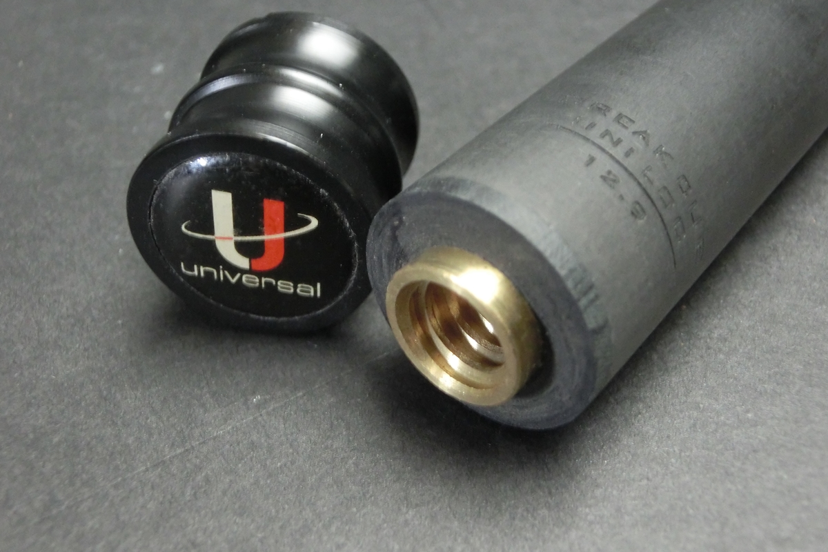 23313 使用少 ユニバーサル Universal カーボンシャフト ブレイク ユニロック ビリヤード ハイテク SPIDER