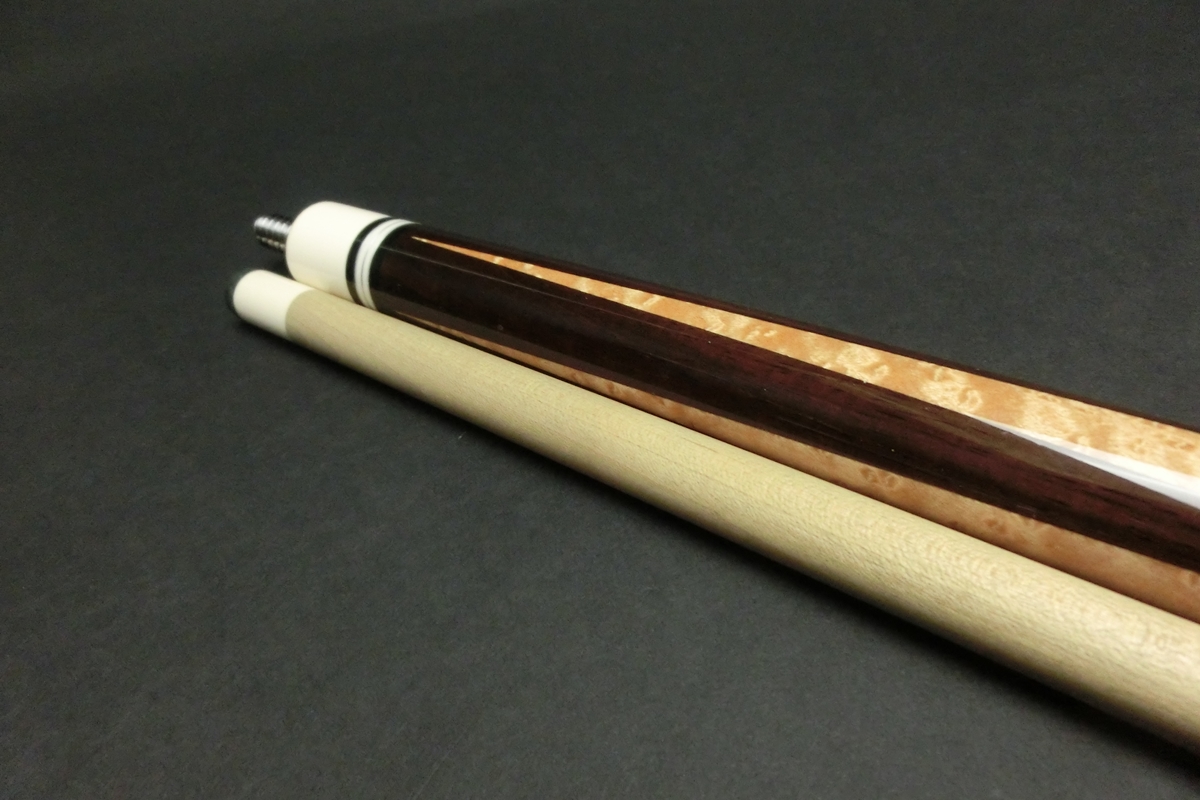 15715 ランブロス Lambros バーズアイ4剣 T2中空ハイテク ビリヤード キュー カスタム SPIDER