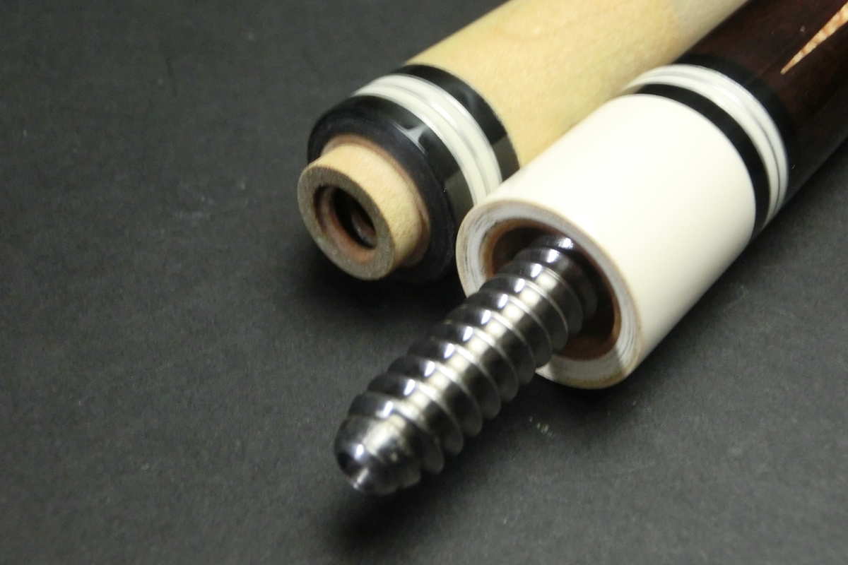 15715 ランブロス Lambros バーズアイ4剣 T2中空ハイテク ビリヤード キュー カスタム SPIDER