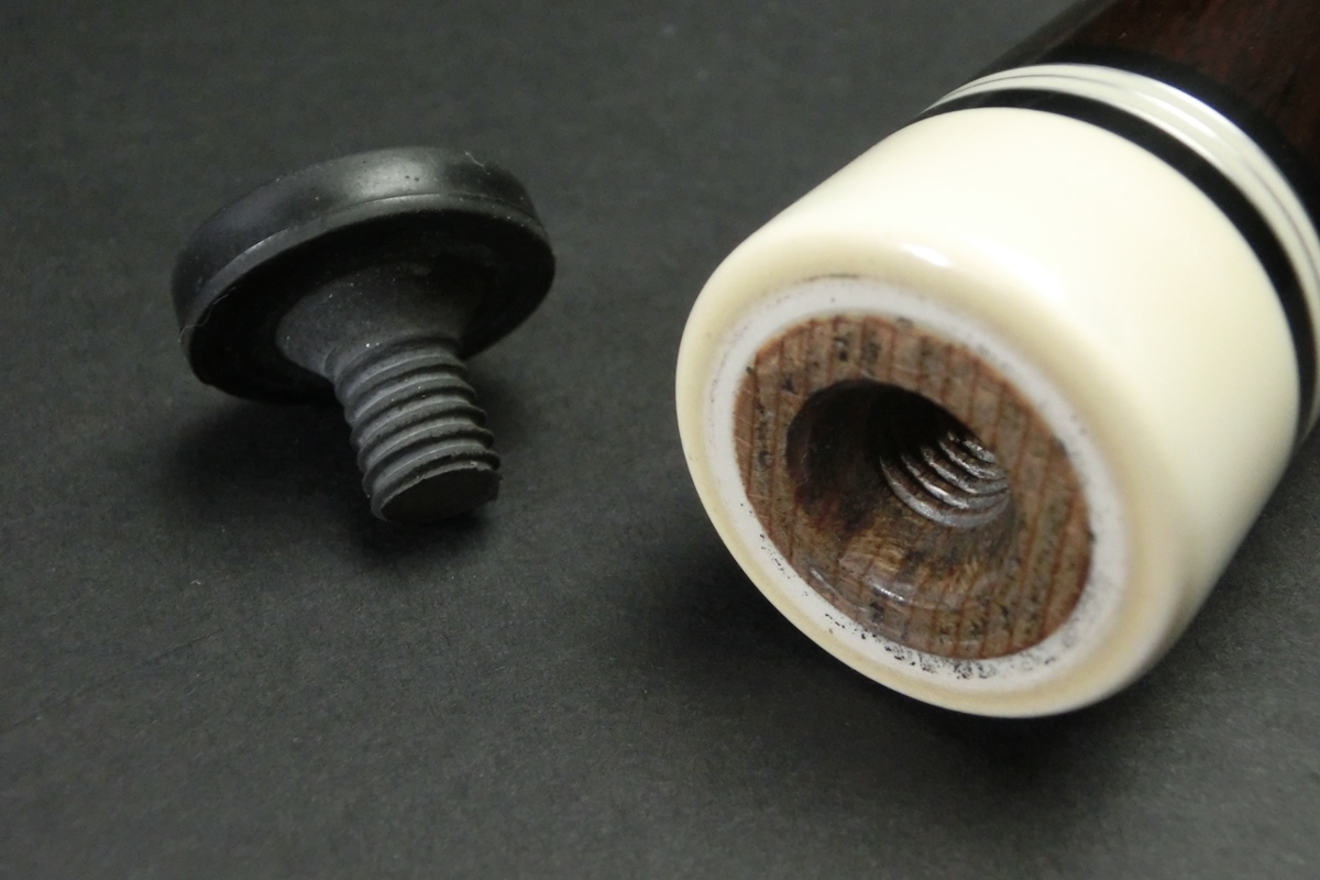 15715 ランブロス Lambros バーズアイ4剣 T2中空ハイテク ビリヤード キュー カスタム SPIDER