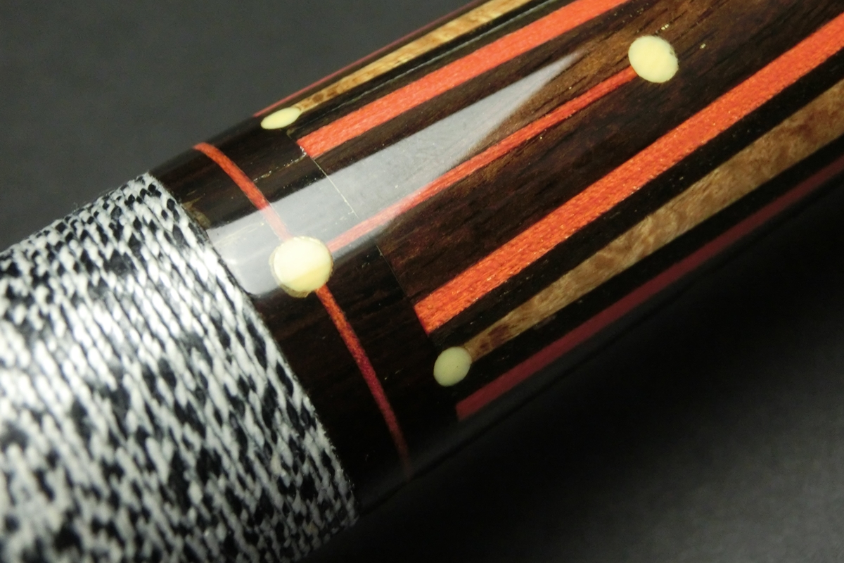 15677 リチャードブラック RichardBlack 4剣 レッドバロン 2シャフト リフィニッシュ ビリヤード キュー カスタム SPIDER