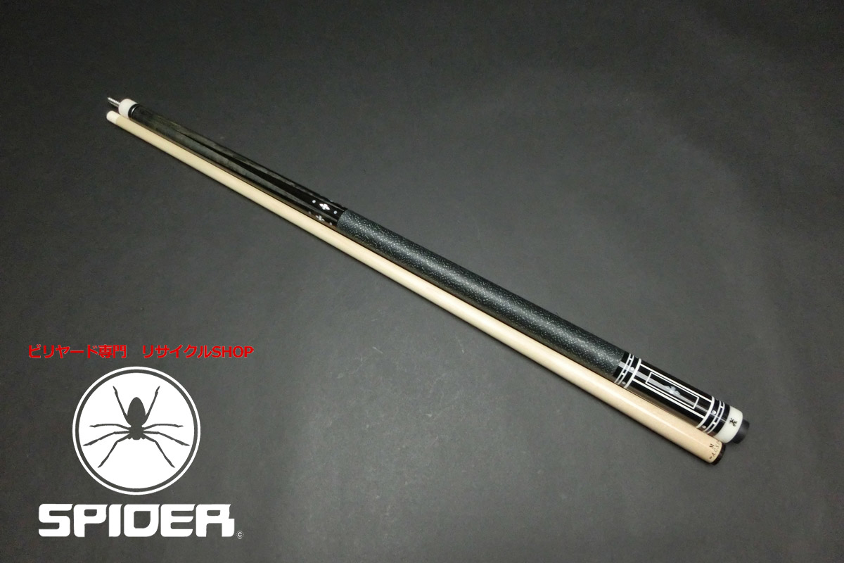 【ヤフオク出品中】15720 アダム Adam CL-4 6剣 ACSS-M 10山 ビリヤード ハイテク キュー CUE SPIDER