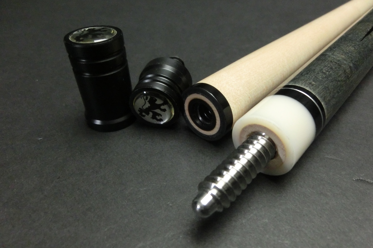 【ヤフオク出品中】15720 アダム Adam CL-4 6剣 ACSS-M 10山 ビリヤード ハイテク キュー CUE SPIDER