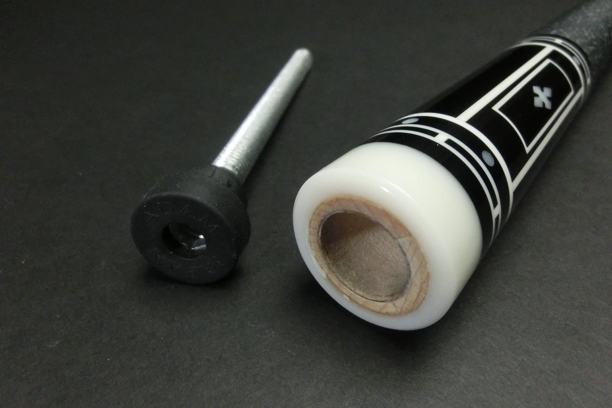 【ヤフオク出品中】15720 アダム Adam CL-4 6剣 ACSS-M 10山 ビリヤード ハイテク キュー CUE SPIDER