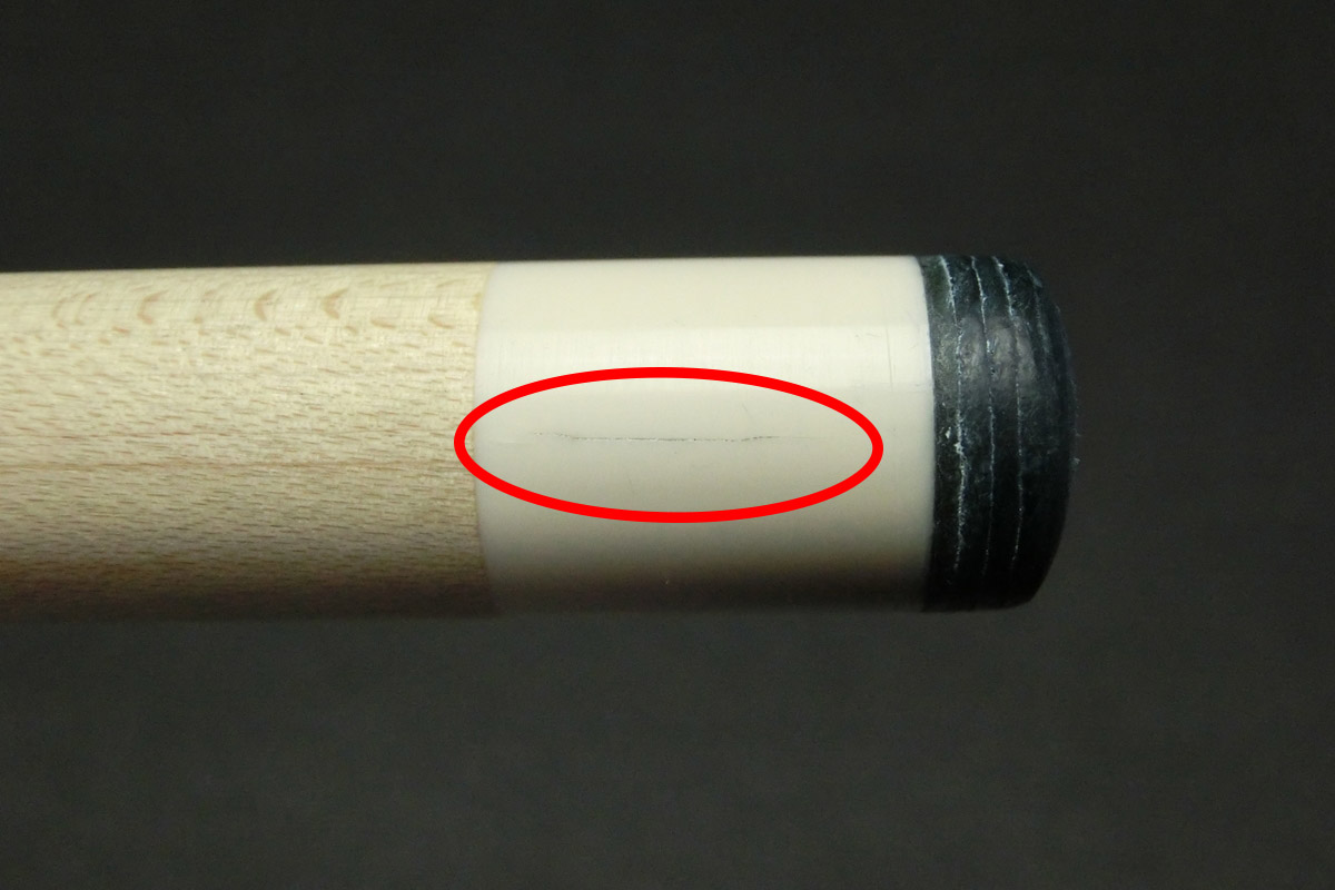 【ヤフオク出品中】15720 アダム Adam CL-4 6剣 ACSS-M 10山 ビリヤード ハイテク キュー CUE SPIDER