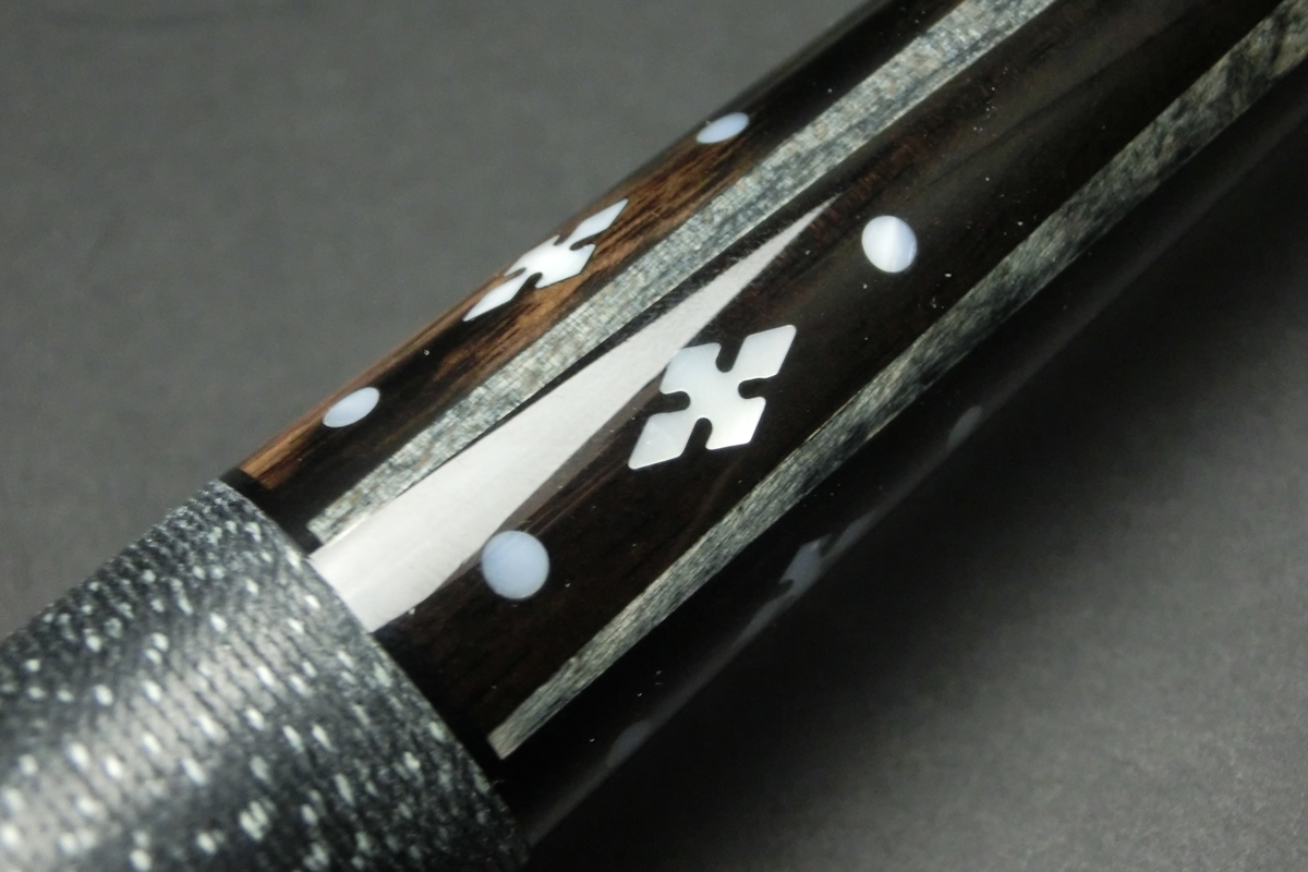 【ヤフオク出品中】15720 アダム Adam CL-4 6剣 ACSS-M 10山 ビリヤード ハイテク キュー CUE SPIDER