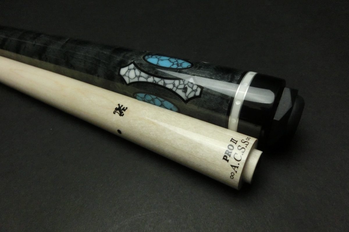 【ヤフオク出品中】15723 未使用 アダム Adam 3C キャロム A21-3 ACSSプロ2 子持タケノコ ビリヤード キュー CUE SPIDER□