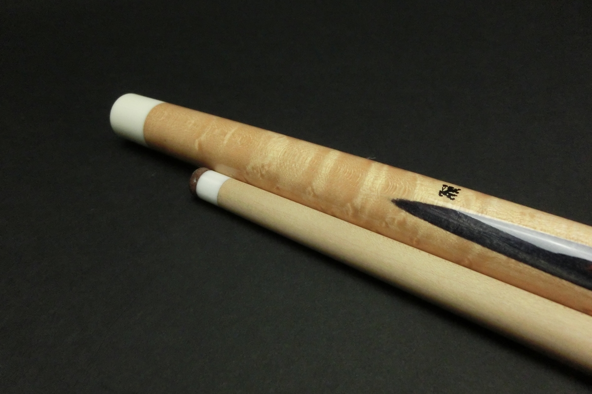 【ヤフオク出品中】15724 アダム Adam 4B キャロム Exceed 1989 タケノコ 木ネジ ビリヤード キュー CUE SPIDER□