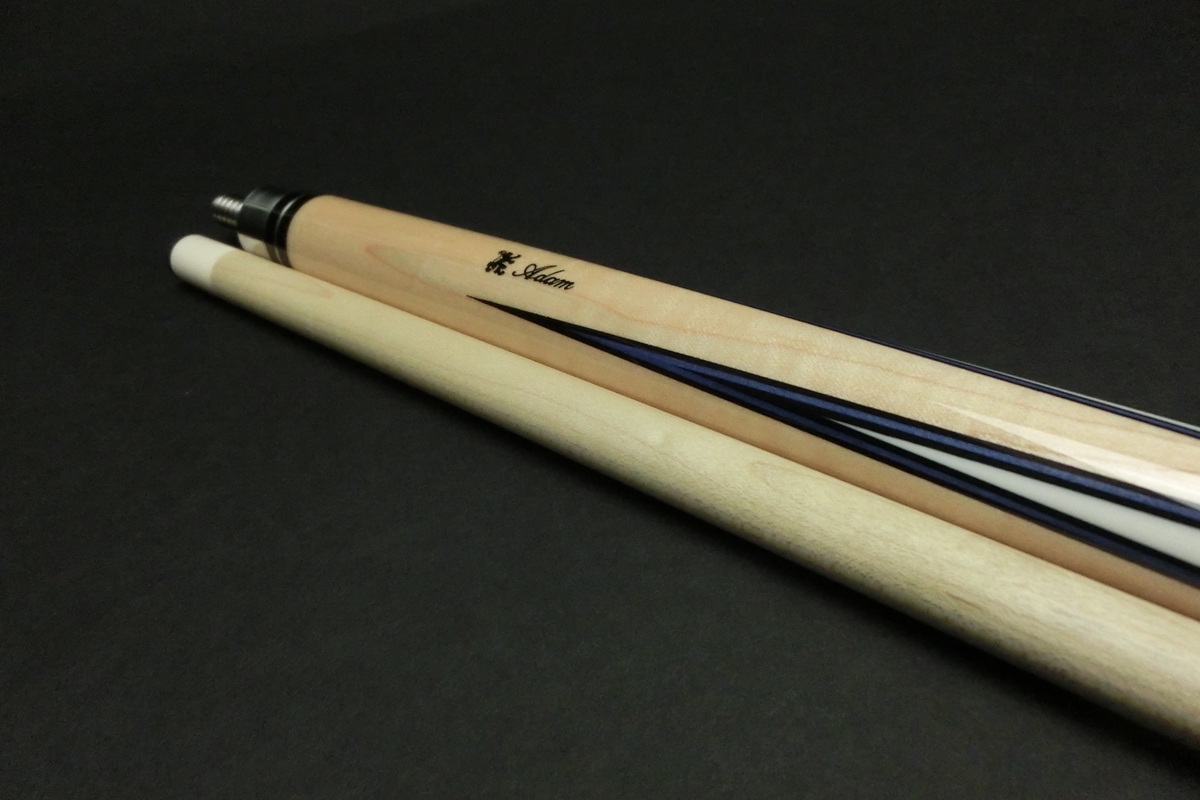 【ヤフオク出品中】15727 使用少 アダム Adam KENBU-03 ACSSプロ 10山 ビリヤード キュー CUE SPIDER