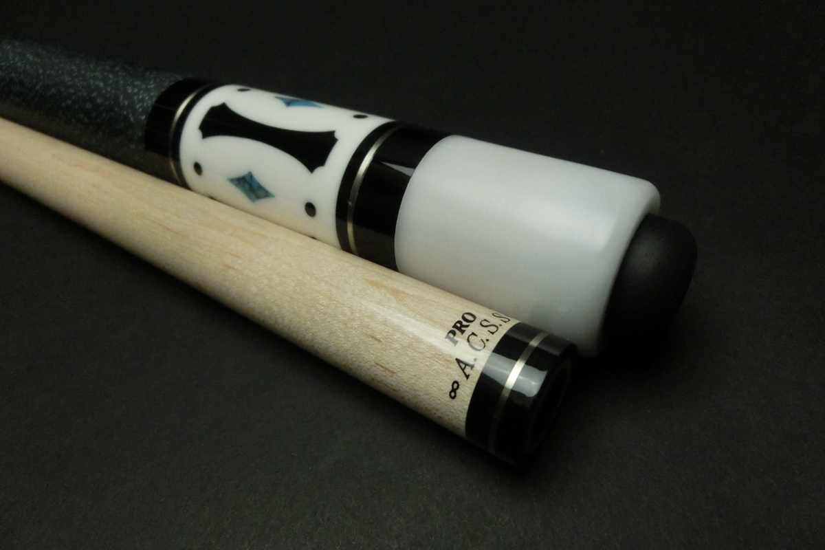 【ヤフオク出品中】15727 使用少 アダム Adam KENBU-03 ACSSプロ 10山 ビリヤード キュー CUE SPIDER