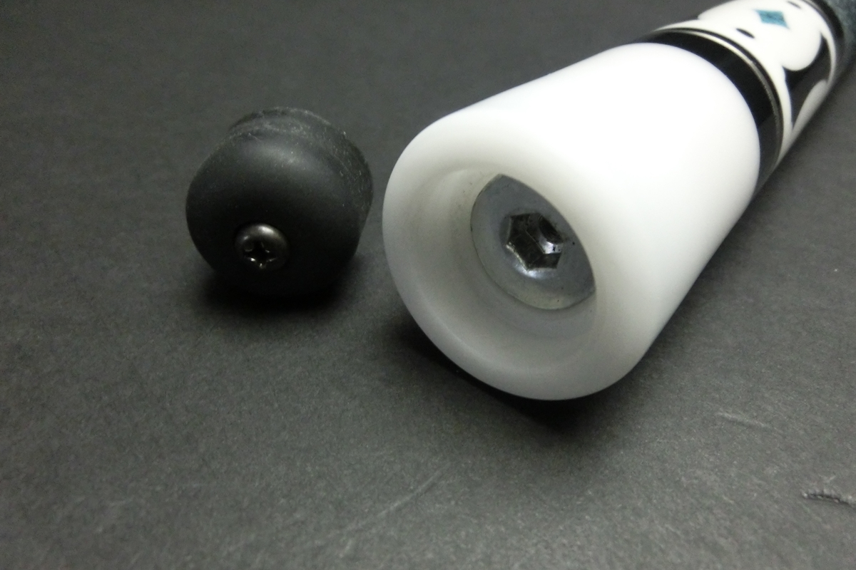 【ヤフオク出品中】15727 使用少 アダム Adam KENBU-03 ACSSプロ 10山 ビリヤード キュー CUE SPIDER