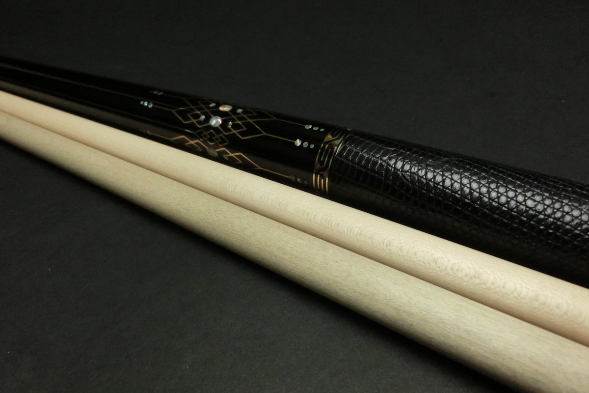 15721 ゼン ZEN 2020年 インレイモデル 2シャフト 95IR 11山 ビリヤード キュー カスタム SPIDER