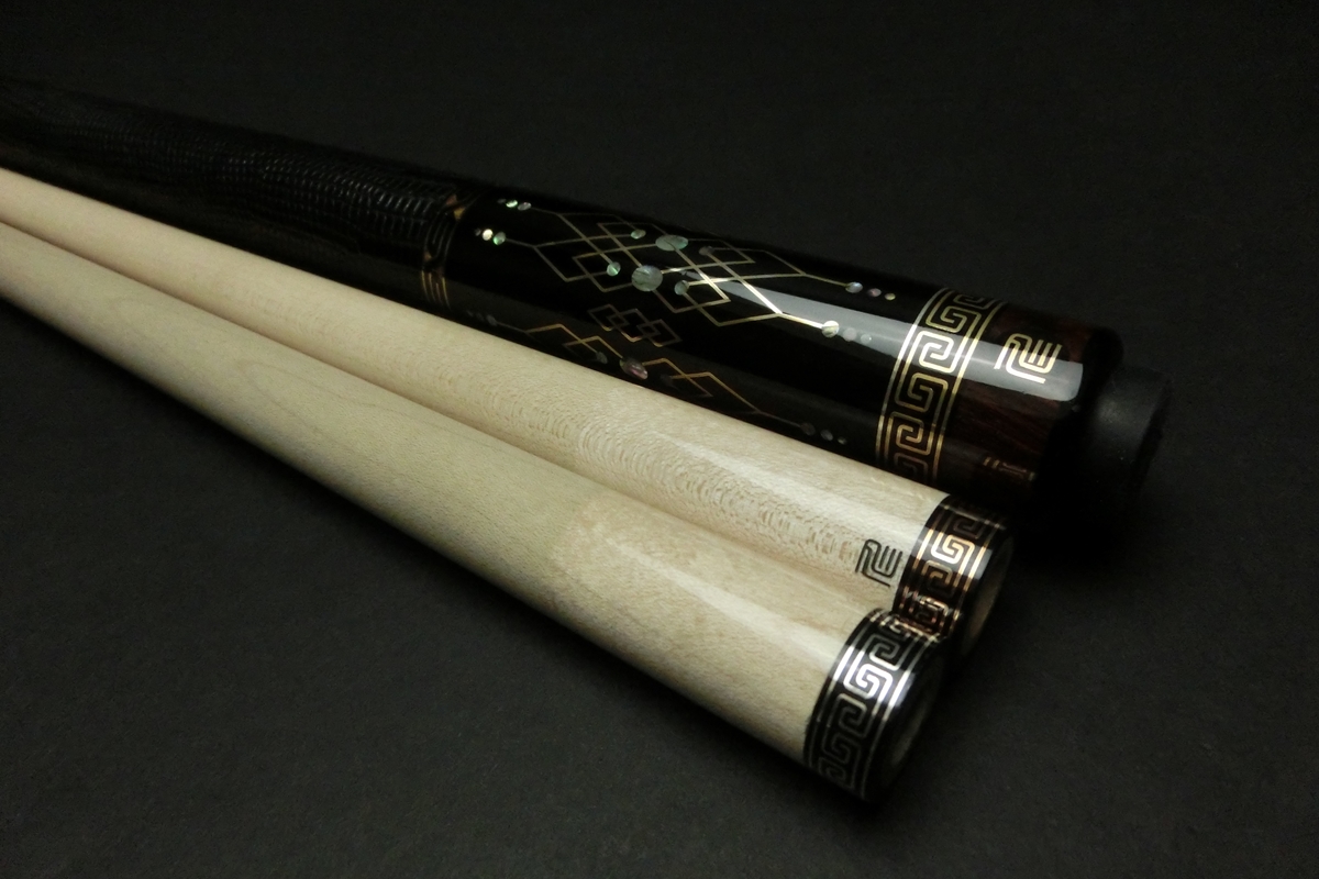 15721 ゼン ZEN 2020年 インレイモデル 2シャフト 95IR 11山 ビリヤード キュー カスタム SPIDER