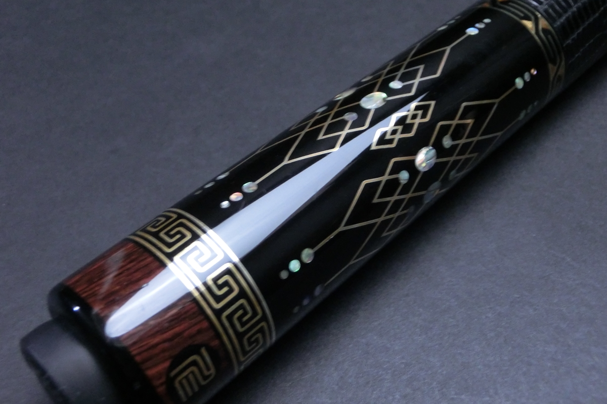 15721 ゼン ZEN 2020年 インレイモデル 2シャフト 95IR 11山 ビリヤード キュー カスタム SPIDER
