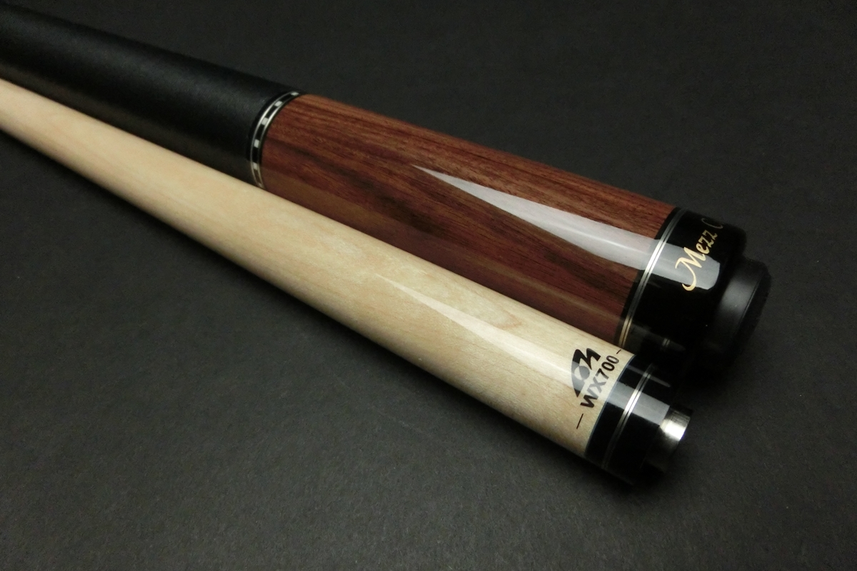 【ヤフオク出品中】15618 使用少 メッヅ Mezz EC-7 MD WX700 UJ ハイテク ビリヤード キュー CUE SPIDER