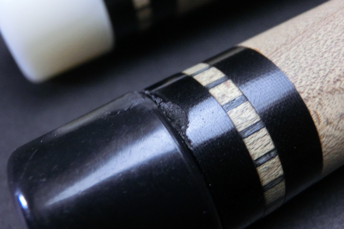 15728 タッド Tad バーズアイストレート 2シャフト 18山パイロ ビリヤード キュー カスタム SPIDER