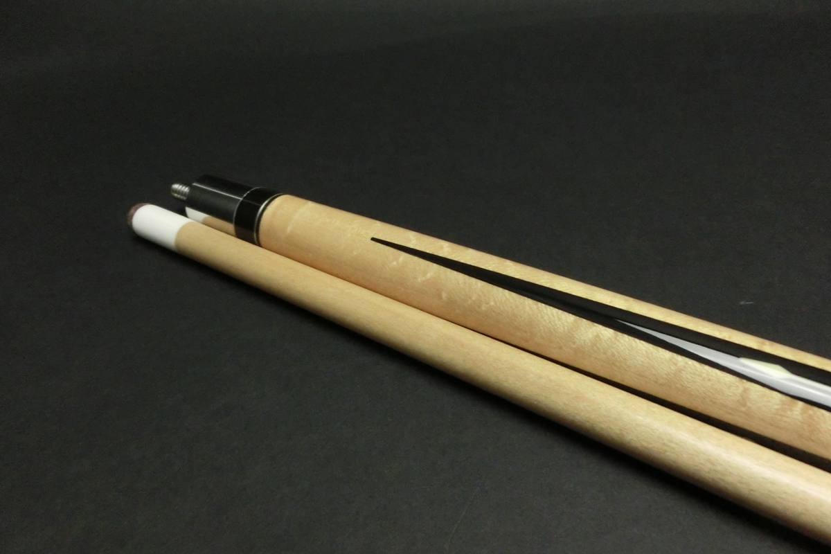 15735 アダム Adam 4剣 インレイ 14山パイロ ノーマル ビリヤード キュー CUE SPIDER