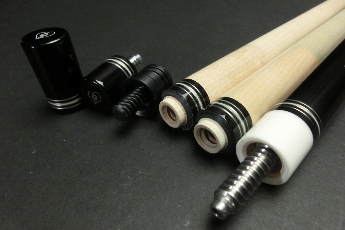 15746 ナインハーツ 9Hearts 子持バタフライ 8剣 2シャフト ビリヤード キュー カスタム SPIDER