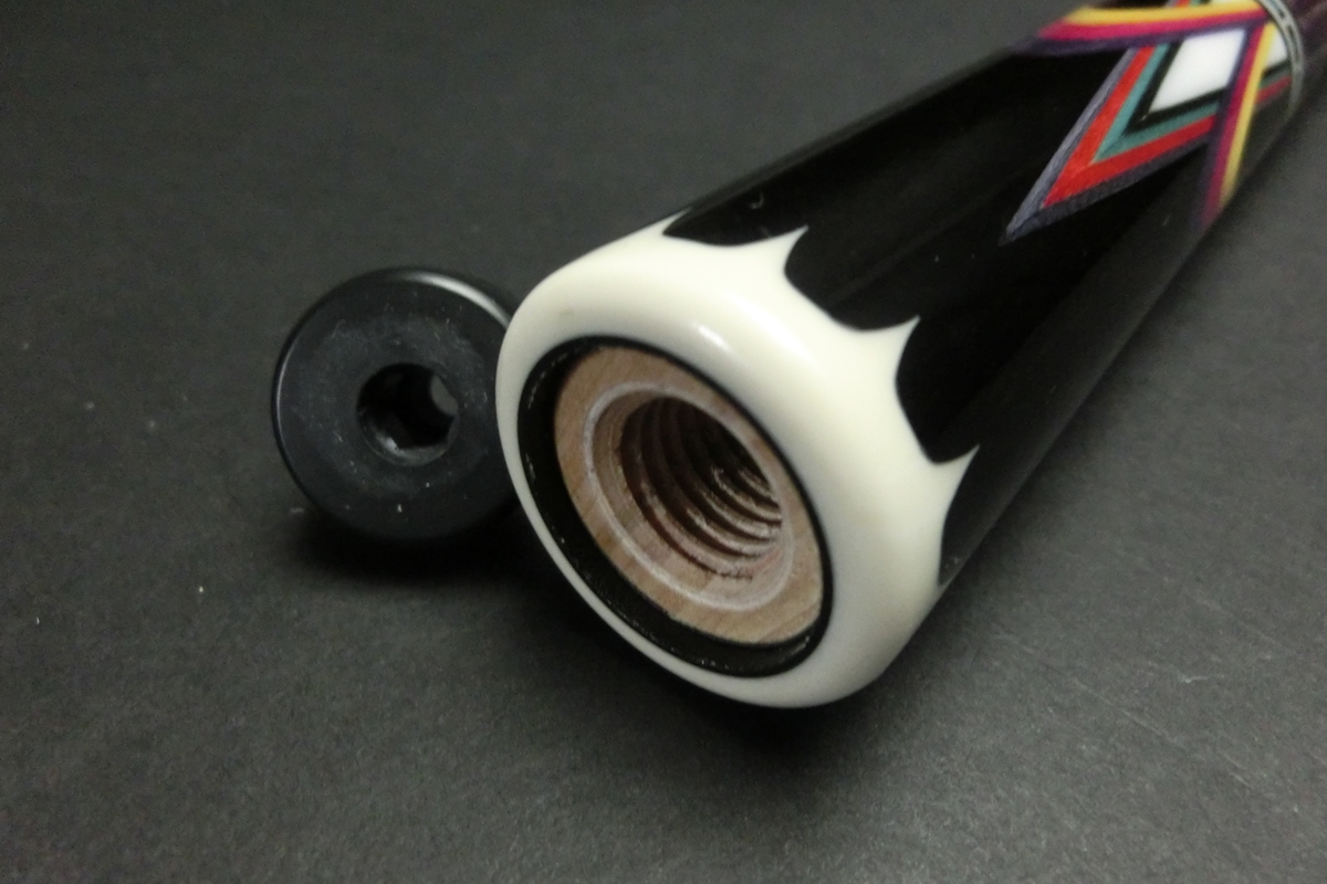 15746 ナインハーツ 9Hearts 子持バタフライ 8剣 2シャフト ビリヤード キュー カスタム SPIDER