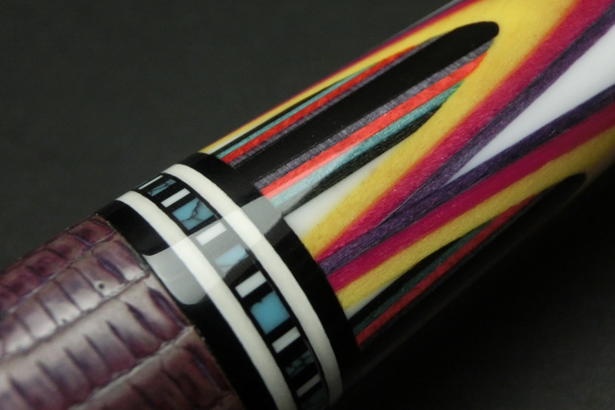 15746 ナインハーツ 9Hearts 子持バタフライ 8剣 2シャフト ビリヤード キュー カスタム SPIDER