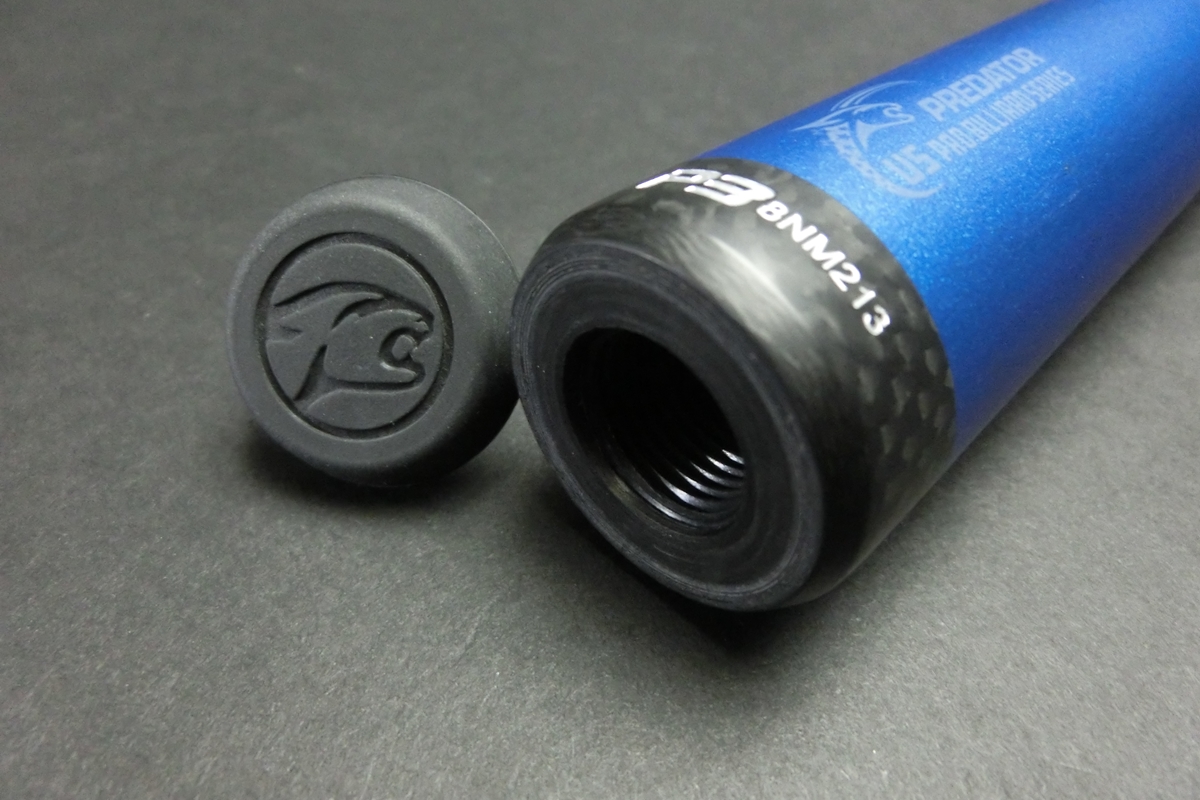 【ヤフオク出品中】15739 使用少 プレデター Predator P3 限定 ブルー バットのみ ビリヤード キュー CUE SPIDER