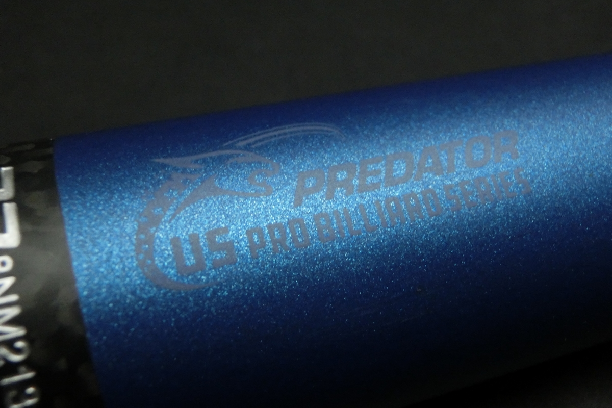 【ヤフオク出品中】15739 使用少 プレデター Predator P3 限定 ブルー バットのみ ビリヤード キュー CUE SPIDER