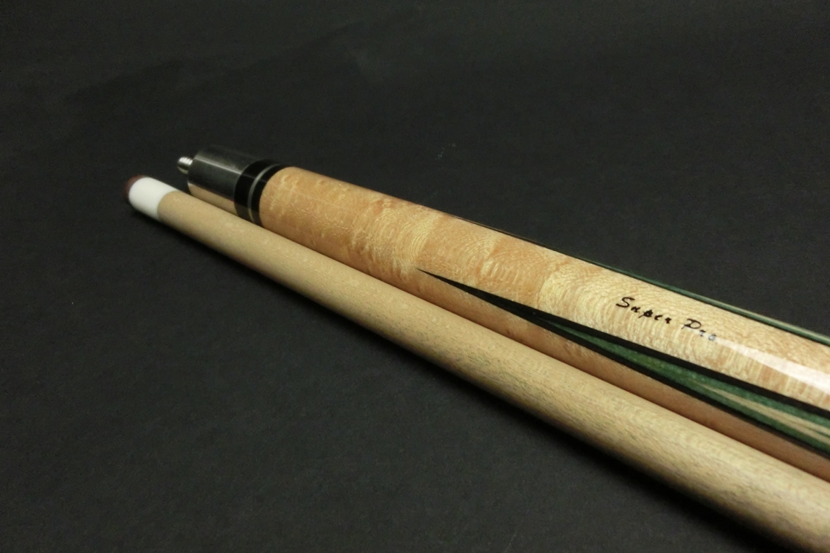 15629 アダム Adam SuperPro 子持8剣 ダブルジョイント 糸巻新調 ビリヤード キュー CUE SPIDER