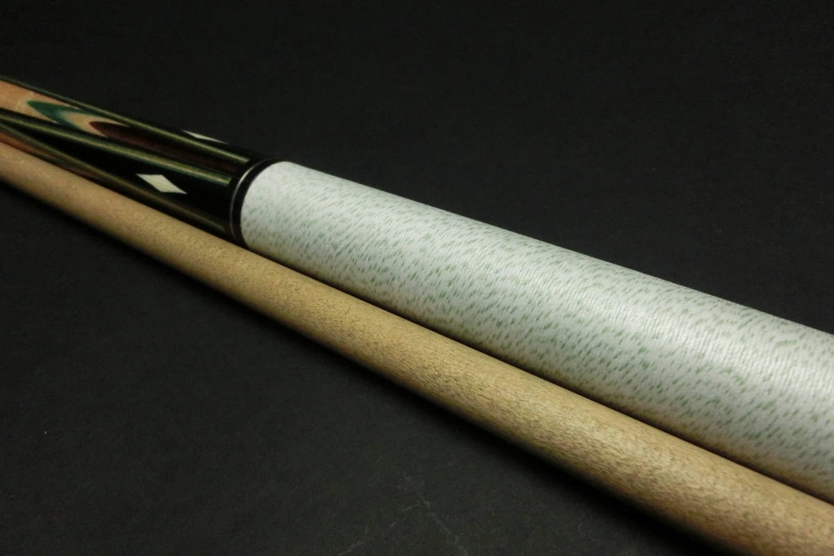 15629 アダム Adam SuperPro 子持8剣 ダブルジョイント 糸巻新調 ビリヤード キュー CUE SPIDER