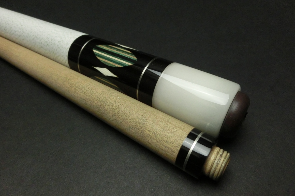 15629 アダム Adam SuperPro 子持8剣 ダブルジョイント 糸巻新調 ビリヤード キュー CUE SPIDER