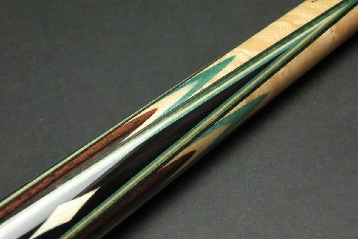 15629 アダム Adam SuperPro 子持8剣 ダブルジョイント 糸巻新調 ビリヤード キュー CUE SPIDER
