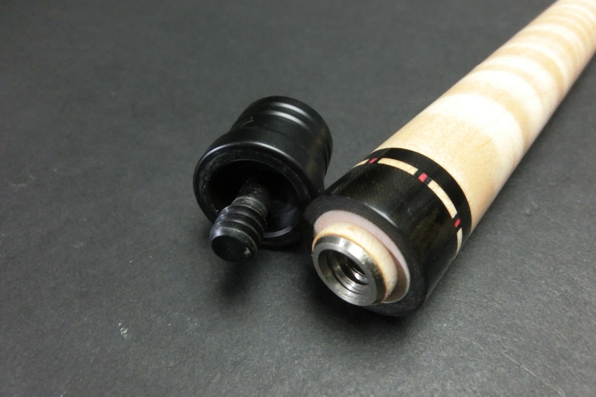 【ヤフオク出品中】23344 アダム Adam 極トラ目 ノーマルシャフト 14山パイロ ザンボリング ビリヤード ノーマル SPIDER□