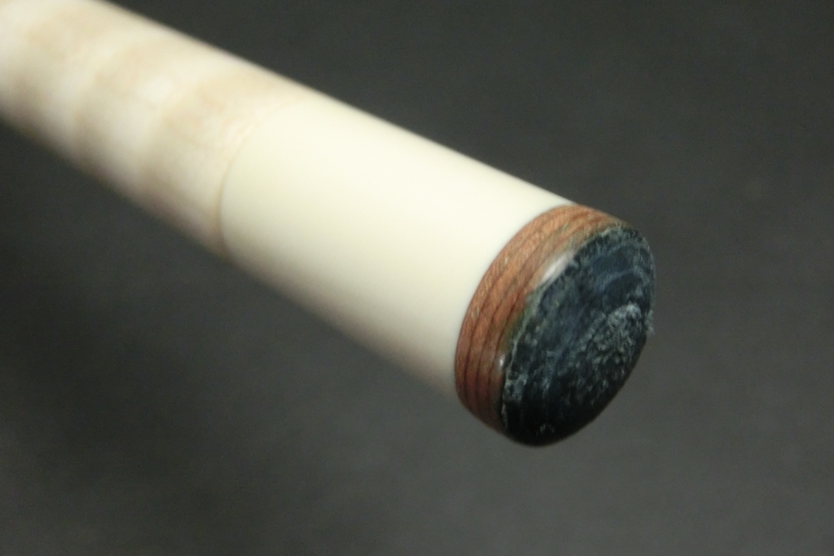 【ヤフオク出品中】23344 アダム Adam 極トラ目 ノーマルシャフト 14山パイロ ザンボリング ビリヤード ノーマル SPIDER□